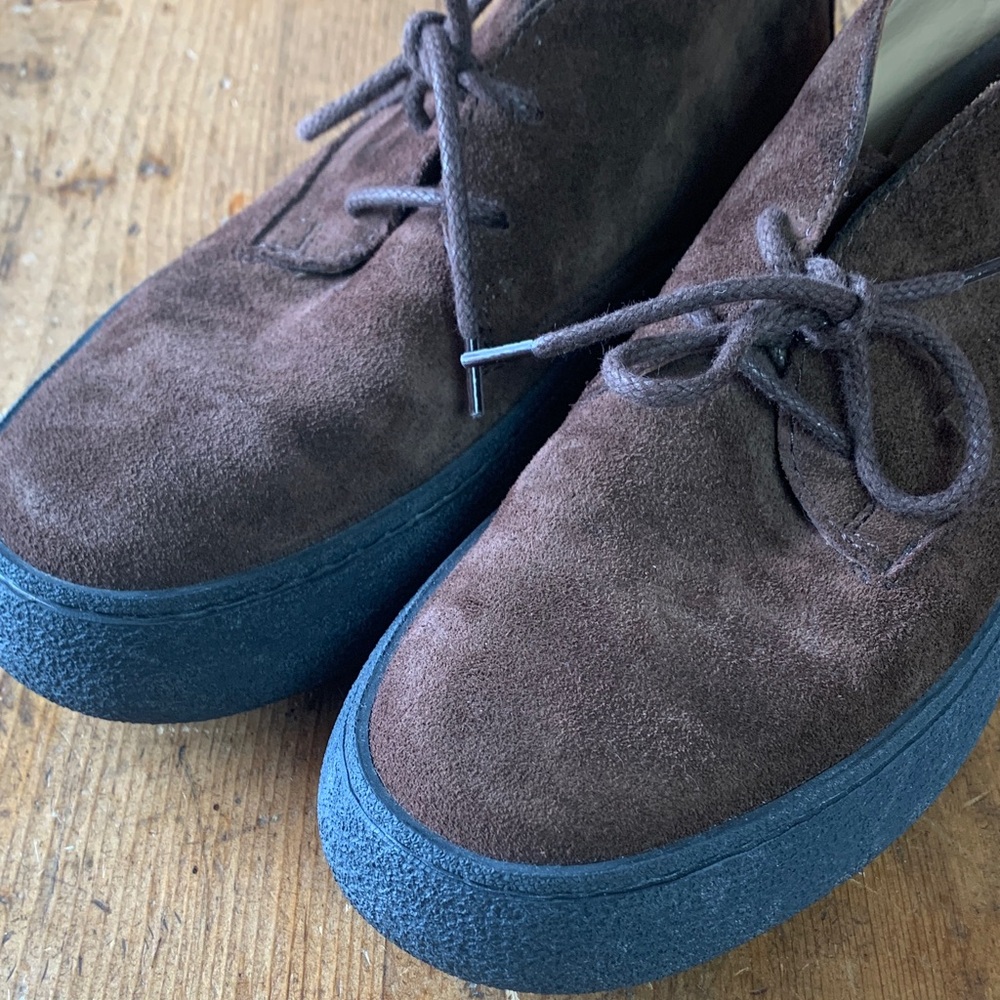 Tods Men's Brown Suede Desert Boots - Picture 15 of 16
